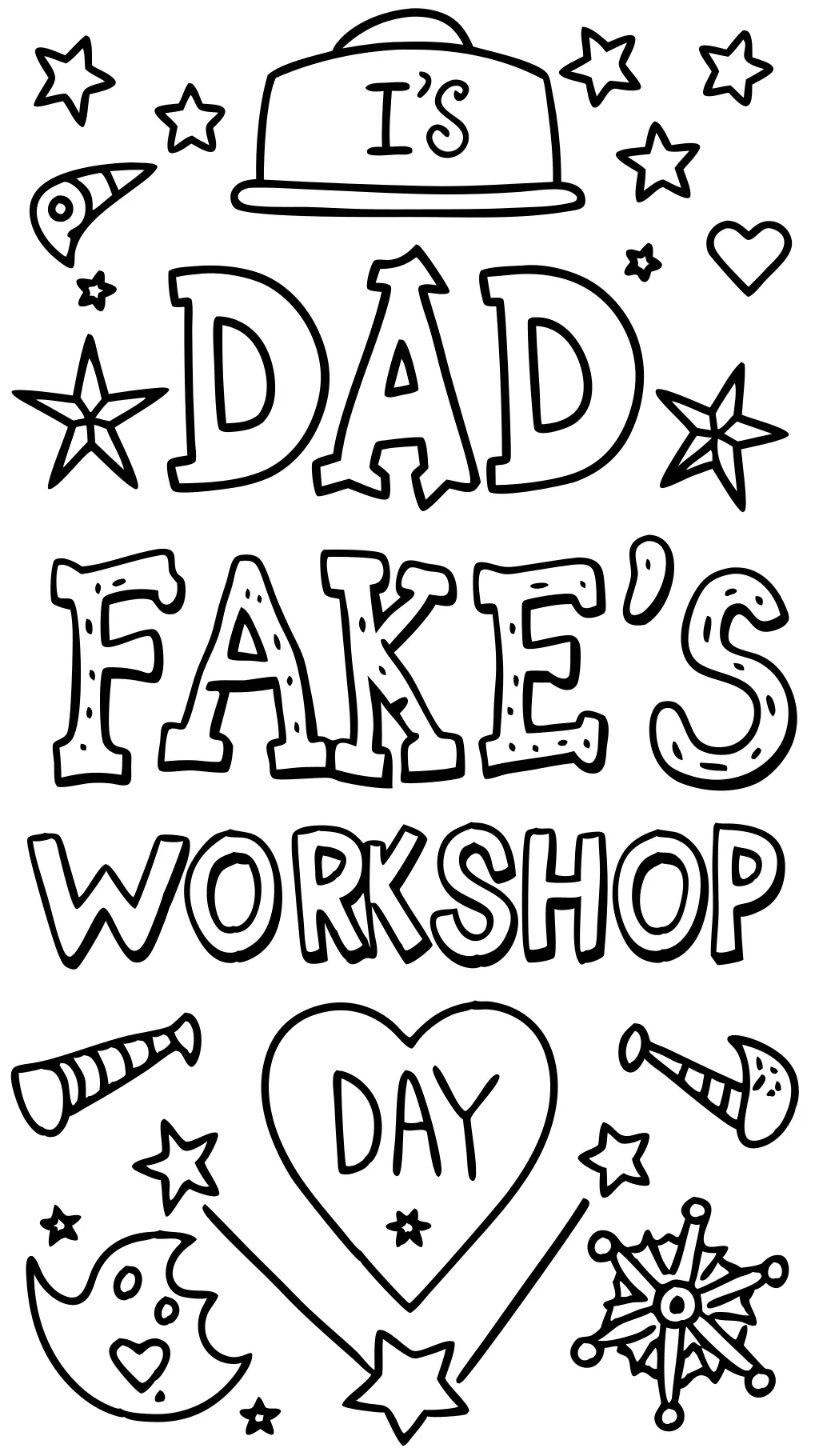 fathers day coloring pages free printable